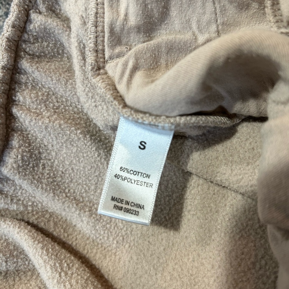 PacSun Cream Drawstring Pants - Picture 3 of 10